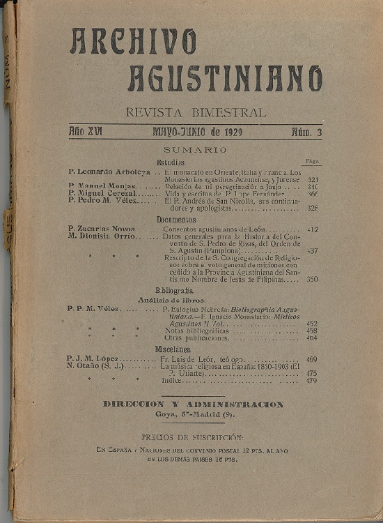 Archivo Agustiniano