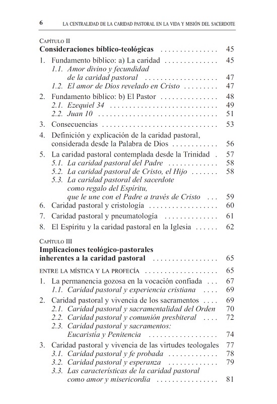 índice contenido