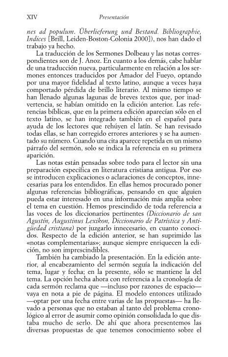 presentación contenido
