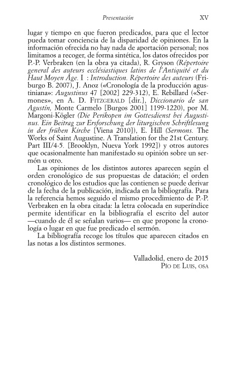 presentación contenido