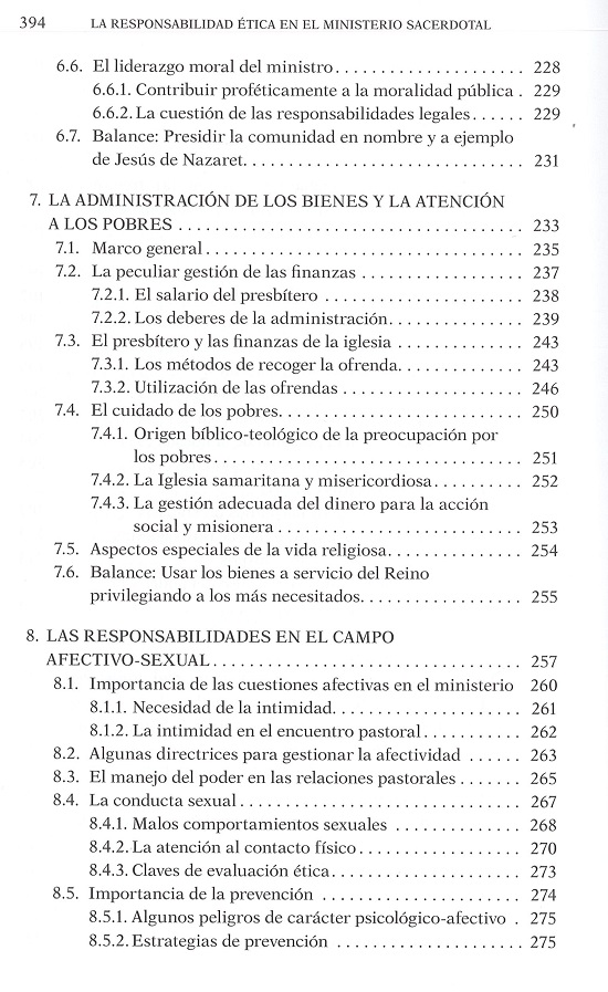 índice contenido