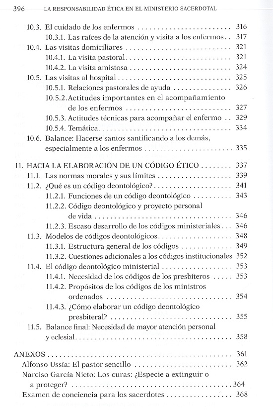 índice contenido