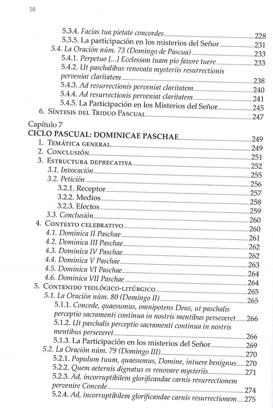 índice contenido