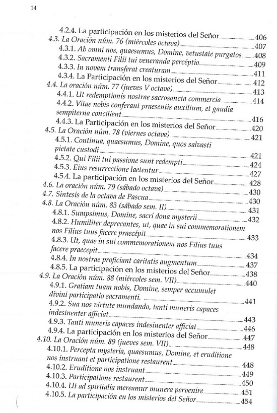 índice contenido