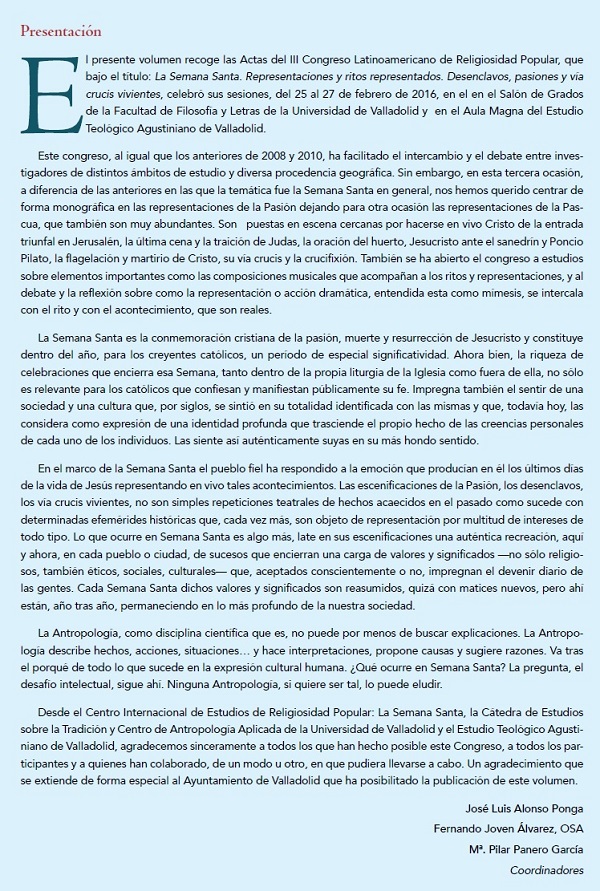 índice contenido