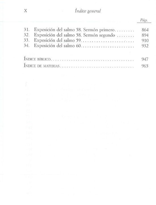 índice contenido