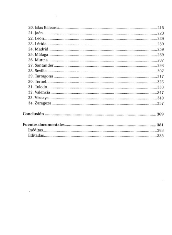 índice contenido