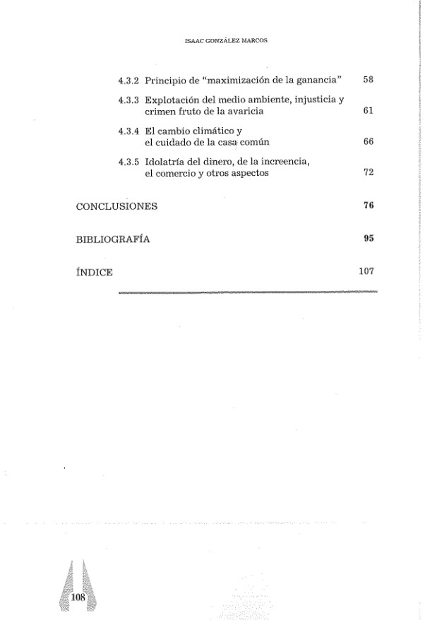 índice contenido